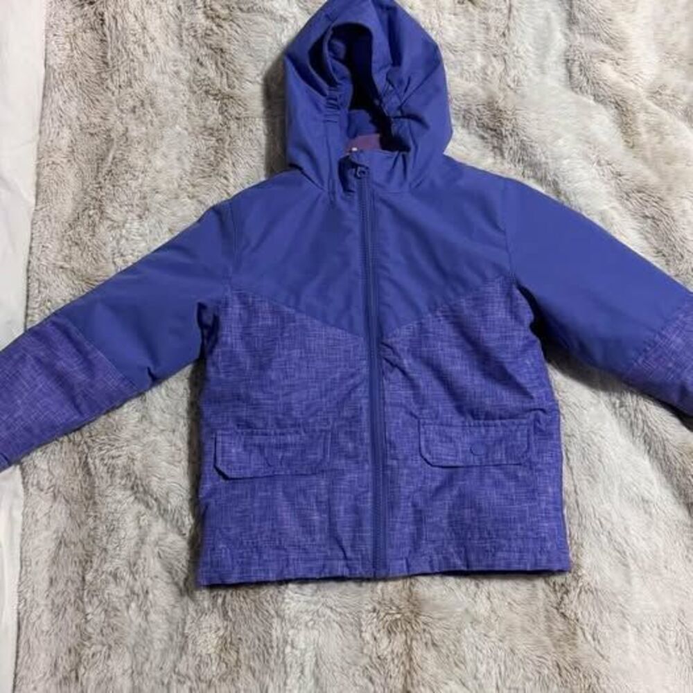5T purple jacket - 2 piece - removable fleece jacket liner